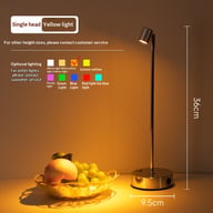 LED Charging Bar Desk Lamp Organizer | Tall Pole Modern Lighting — view 5