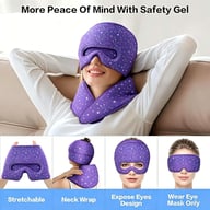 Gel Hot-and-cold Compress Head Coverhat — view 12
