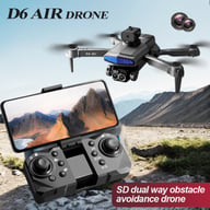 D6 Air Drone for Beginners | 540° Obstacle Avoidance Dual HD Cameras — view 4