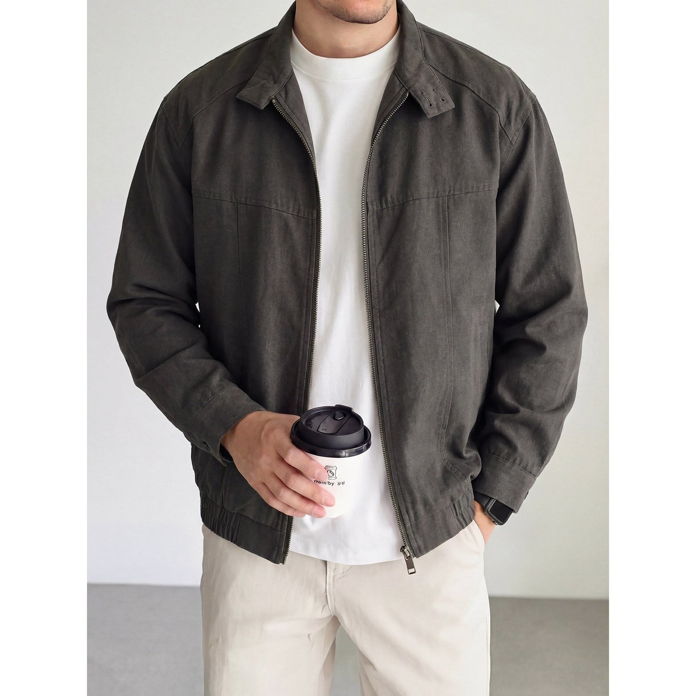 Old-Money Vintage Stand-Collar Utility Jacket | Canadian Menswear