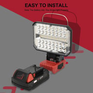 LED Work Light Cordless For Milwaukee M18 18V Battery USB Port Outdoors Lamp — view 9
