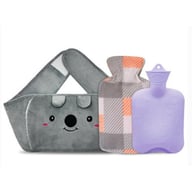 Plush Waist Cover Winter Belly Warmer with Hot Water Bottle | Cozy Koala — view 4