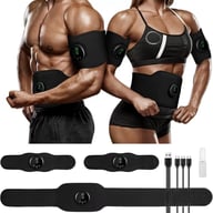 Portable EMS Massage Waist Belt Three-Piece Set | Muscle Toning — view 9