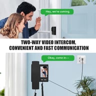 Smart WiFi Video Doorbell with Indoor Monitor | Wireless Security Camera — view 17