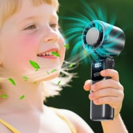 Portable Handheld Cooling Ice Fan | Rechargeable Turbo Personal Fans — view 7