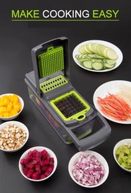 15-In-1 Vegetable Fruit Chopper Cutter for Home & Kitchen | Food Dicer Slicer — view 10