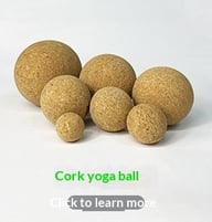 Solid Cork Massage Yoga Block Set | Natural Self-Myofascial Release — view 8