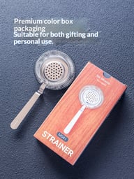 Stainless Steel European Hawthorne Cocktail Strainer | Professional Ice Filter — view 7
