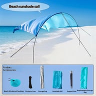 Beach Canopy Amazon Sourced Portable Quick Setup — view 1