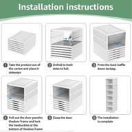 Foldable Shoe Storage Organizer 6-Layer Stackable Sneaker Boxes — view 20