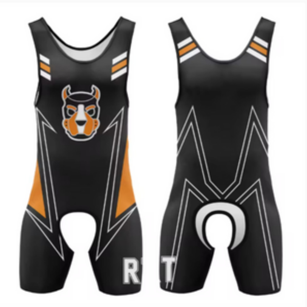 Dog-Head Bodysuit Wrestling Suit with Cutouts | Weightlifting
