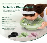 Foldable Ice Pack Facial Care Beauty Ice Bath Basin With Ice Trays — view 12