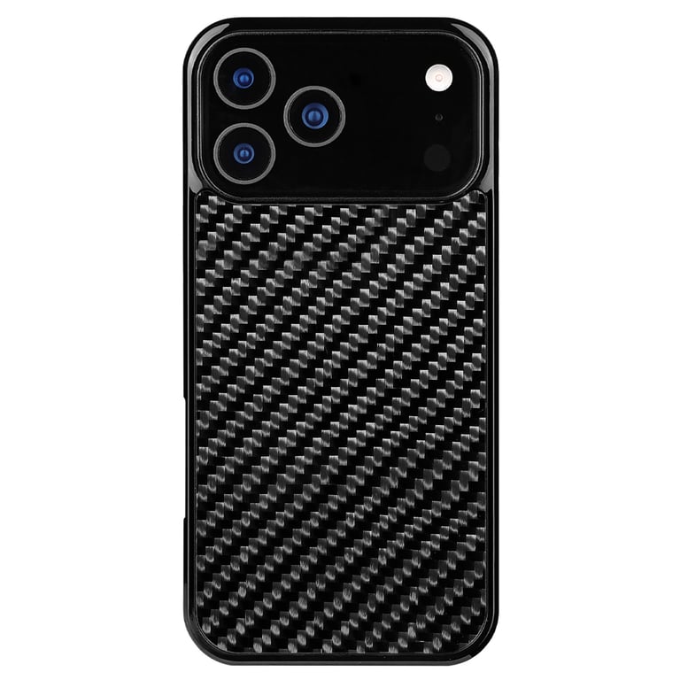 Close-up of forged carbon fiber weave pattern showing durability