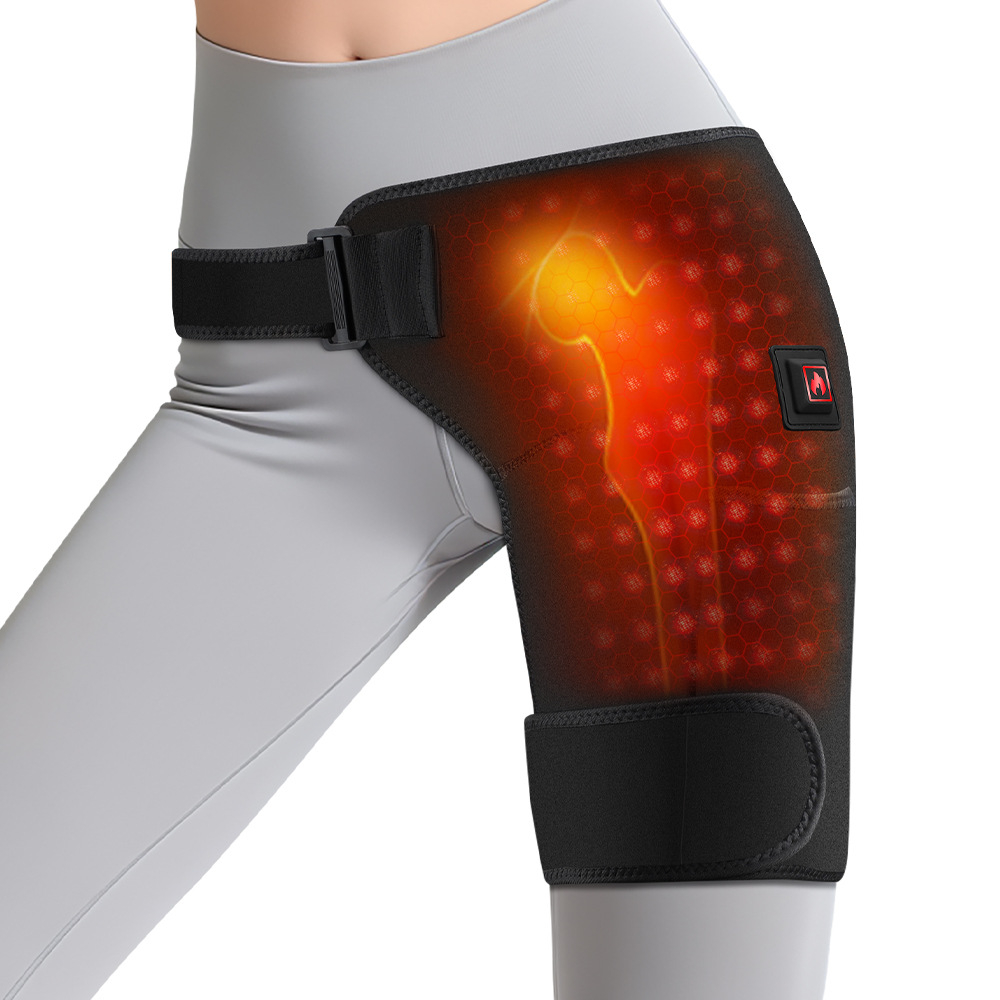 660nm Red Light Therapy Hip Wrap | USB Heating Massage Device