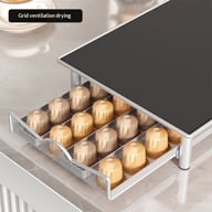 Coffee Capsule Box Countertop Drawer-Style Coffee Rack | Home & Kitchen — view 12