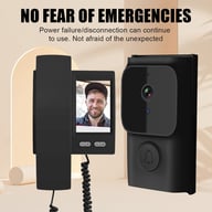 Smart WiFi Video Doorbell with Indoor Monitor | Wireless Security Camera — view 10