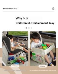 Car Baby Safety Seat Tray Child Car-mounted — view 9