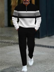 Men's Casual Long-Sleeve Pants Set | Coordinated Comfort Wear Canada — view 4
