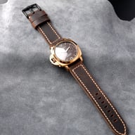 Italian Cowhide Vegetable Tanned Watch Strap | Handmade Premium — view 9