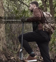 Portable Folding Self-Defense High-Carbon Steel Engineer Shovel for Cars — view 10