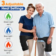 660nm Red Light Therapy Hip Wrap | USB Heating Massage Device — view 7