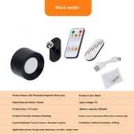 Magnetic LED Desk Lamp with Remote | Rechargeable Ambient Light — view 7