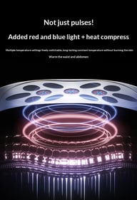 Low-Current Heating Lumbar Massage Device | EMS Waist Belt — view 19