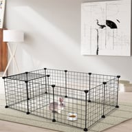 Portable Pet Playpen for Guinea Pigs & Rabbits | Metal Wire Cage — view 18