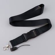Elegant Solid-Color Phone Lanyard | Secure Neck Strap with Metal Clasp — view 4