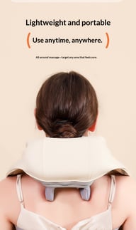 New Oblique Square Machine Massage Machine Shoulder And Neck Massage Machine Cervical Hot Compress Home Cervical Massage Massage Machine In Stock Wholesale — view 1