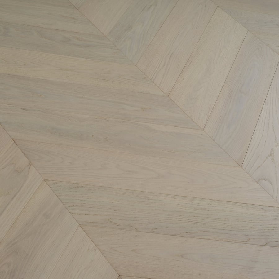 Engineered Timber Flooring - AB Grade 15/4mm CHEVRON - Y01 WINTRY FOREST OAK - Chevron Engineered 15mm