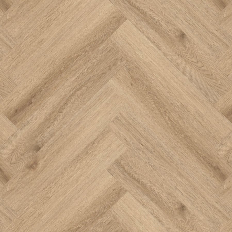Pale Oak Herringbone