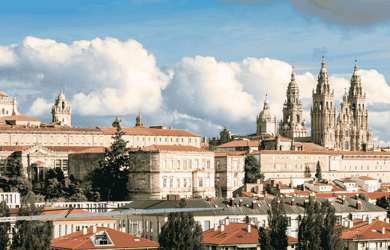 Santiago De Compostela Skyline