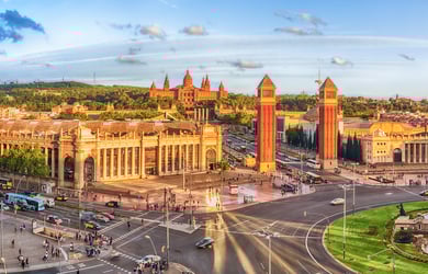 Free Montjuic Tour Barcelona Banner