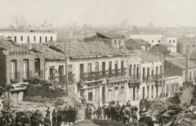 Free Spanish Civil War Tour Madrid Banner