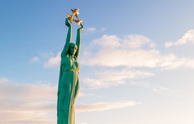 Free Communism Tour Riga Banner