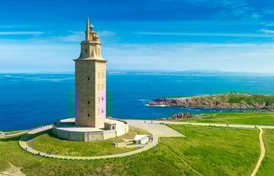 Free Tower of Hercules Tour A Coruna Banner