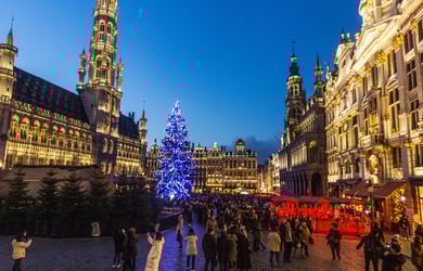 Free Christmas Tour Brussels Banner