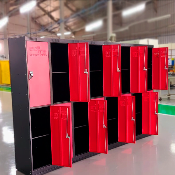 acocoセット Locker - 8 Portas - Guarda-Volumes de Aço para capacetes