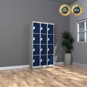 12 Portas – Armário de Aço para Vestiário