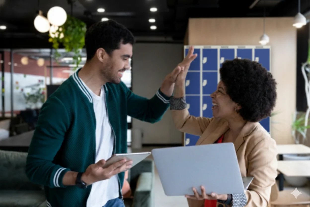 Ambiente de trabalho organizado em empresa