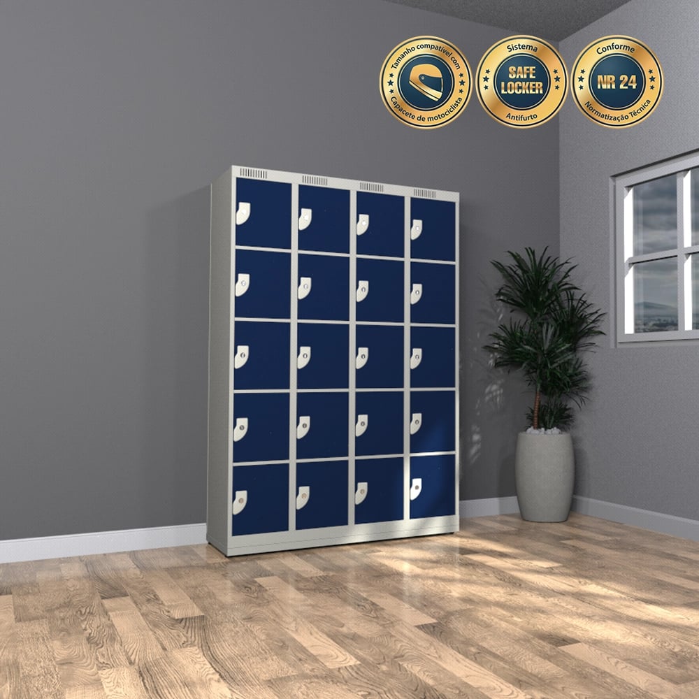 Armário guarda-volumes de aço