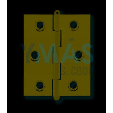 BISAGRA LATON C/REMATE CHATO 60X40 207 C/24UDS