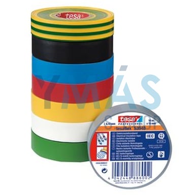 CINTA AISLANTE 25X25MM BLANCA 53988