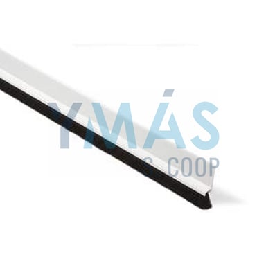 BURLETE BAJO PUERTA BLANCO 82CM C/CEPILLO ADHESIVO