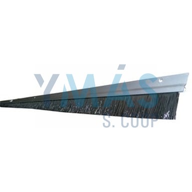 BURLETE ALUMINIO GARAJE FLECO 3,05MT PLATA