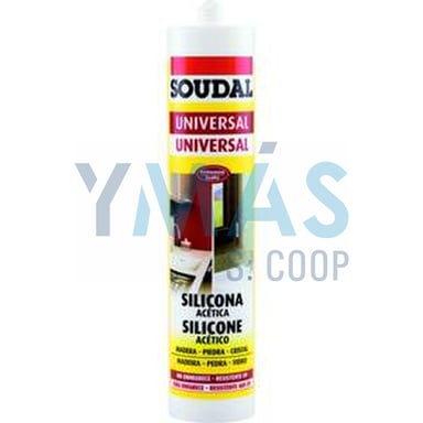 SILICONA GRIS UNIVERSAL 280ML SOUDAL