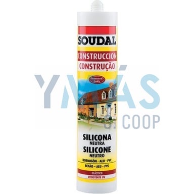 SILICONA NEUTRA NEGRA 300ML SOUDAL