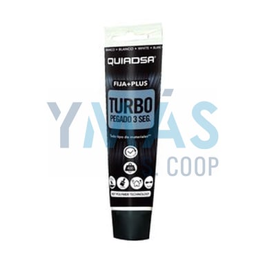 ADHESIVO SELLADOR FIJA+PLUS TURBO BLANCO TUBO 150G