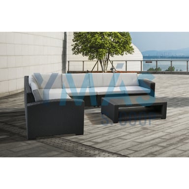 CONJUNTO RESINA ELBA CHILLVERT GRIS RATTAN